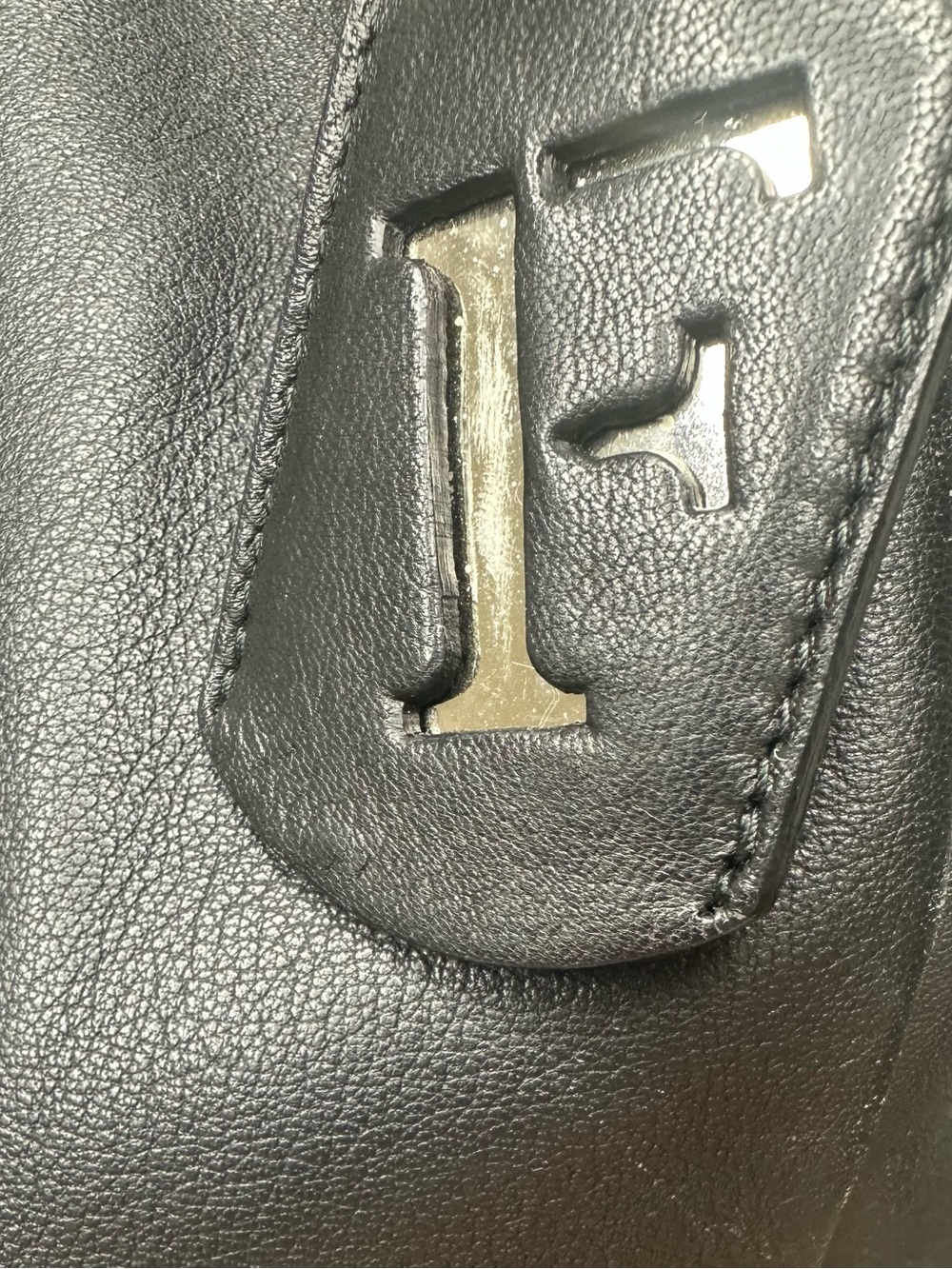 Furla Black Leather shoulder Bag Woven Handles Slouchy Leather - Picture 7 of 7